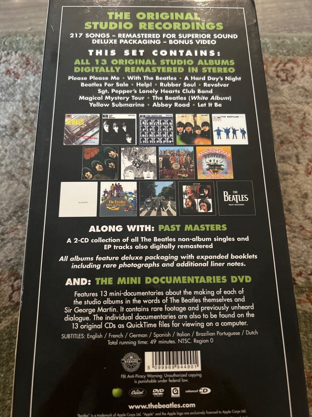 The Beatles Original Studio Recordings Stereo Box Set.